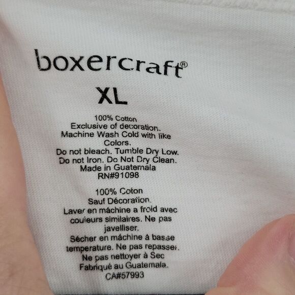 3 For $20 Boxercraft shirt White & Blue - Picture 2 of 4